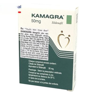 Viên uống Kamaga 50mg - Điều trị rối loạn sinh lý nam, kéo dài thời gian quan hệ cho nam giới - bản tiêu chuẩn