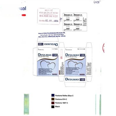 Viên uống Desilmax 100mg - điều trị rối loạn sinh lý nam cho nam giới - hàng có sẵn