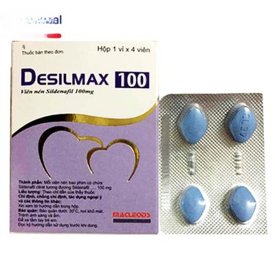 Viên uống Desilmax 100mg - điều trị rối loạn sinh lý nam cho nam giới - hàng chuẩn