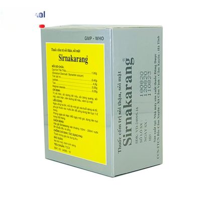 Thuốc cốm Sirnakarang 6g - phòng và điều trị sỏi thận, sỏi đường tiết niệu cho người - đóng gói kín