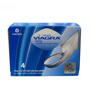 Viên uống Viagra 50mg - cải thiện rối loạn sinh lý nam cho nam giới