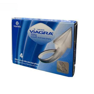 Viên uống Viagra 50mg - cải thiện rối loạn sinh lý nam cho nam giới - bản tiêu chuẩn