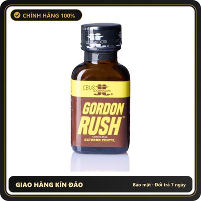 Chai Hít Tăng Khoái Cảm Kích Thích Bao Phê Gordon Rush Extreme Pentyl Poppers 25ml - Gwenshop Chính Hãng