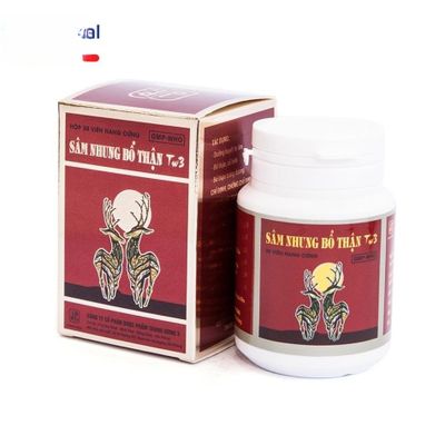 Sâm Nhung Bổ Thận Tw3 (Hộp 30 viên) - hỗ trợ tăng cường sinh lý, thành phần thiên nhiên, hàng chuẩn nguồn gốc rõ ràng