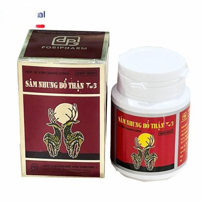 Sâm Nhung Bổ Thận Tw3 (Hộp 30 viên) - mẫu mới - hỗ trợ tăng cường sinh lý, thành phần thiên nhiên, hàng chuẩn nguồn gốc rõ ràng