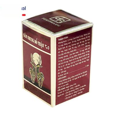 Sâm Nhung Bổ Thận Tw3 (Hộp 30 viên) - hàng chuẩn - hỗ trợ tăng cường sinh lý, thành phần thiên nhiên, dùng đều đặn mỗi ngày