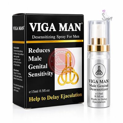 Chai xịt thảo dược VIGA MAN tăng thời gian yêu chính hãng - kéo dài thời gian, chiết xuất thảo dược, 15ml - giao hàng che tên kín đáo