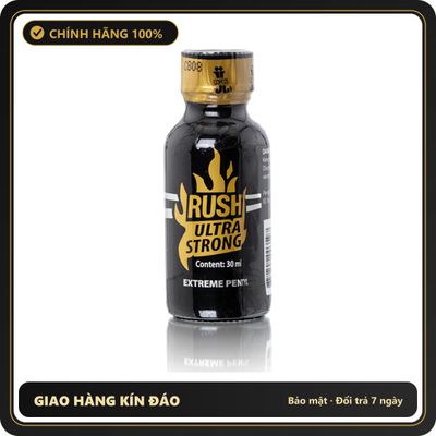 Tinh Dầu Hít Thư Giãn Dành Cho Người Lớn Rush Ultra Strong Extreme Pentyl Poppers 30ml - Snapshop Chính Hãng