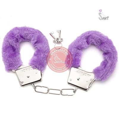 Dụng cụ còng tay số 8 chơi chính hãng - chất liệu an toàn cho da, dễ vệ sinh, êm ái khi dùng - giao hàng che tên kín bản tiêu chuẩn