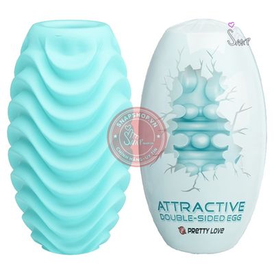 Trứng ngỗng Pretty Love cao cấp Attractive chính hãng - chất liệu an toàn cho da, dễ vệ sinh, êm ái khi dùng - giao hàng che tên kín đáo