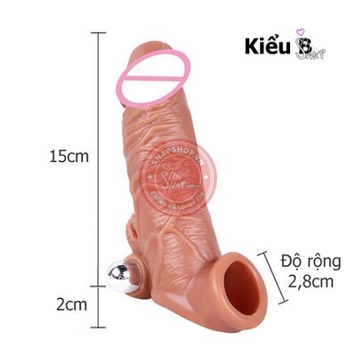 Bao đôn dên siêu mềm trơn gân bi có rung đủ mẫu B chính hãng - ôm sát cảm giác thật, chất liệu latex an toàn, hàng nhập khẩu - giao hàng che tên kín đáo