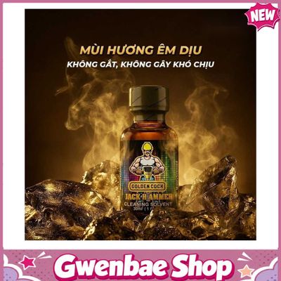 Chai Hít Gây Hưng Phấn Giúp Cuộc Yêu Thăng Hoa Popper DS USA Golden Cock Jack Hammer - Chai 30ml - Gwenshop Chính Hãng