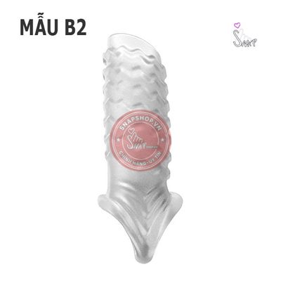 Bao đôn dên hở đầu có gân chính hãng - ôm sát cảm giác thật, chất liệu latex an toàn, hàng nhập khẩu - giao hàng che tên kín mẫu mới