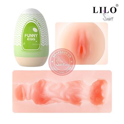 Trứng Funny Egg đồ chơi chính hãng - chất liệu an toàn cho da, dễ vệ sinh, êm ái khi dùng - giao hàng che tên kín bản tiêu chuẩn