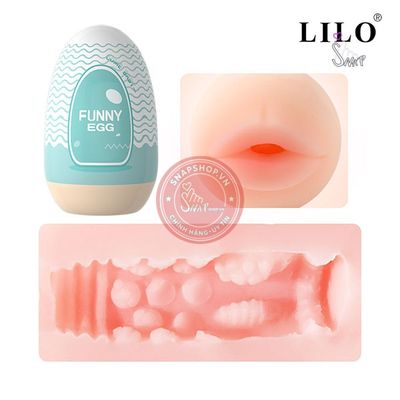 Trứng Funny Egg đồ chơi chính hãng - chất liệu an toàn cho da, dễ vệ sinh, êm ái khi dùng - giao hàng che tên kín đóng gói kín