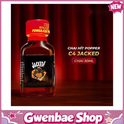 Chai Hít Cực Mạnh Lên Đỉnh Nhanh Popper PWD USA Jacked - Chai 30ml - Gwenshop Chính Hãng