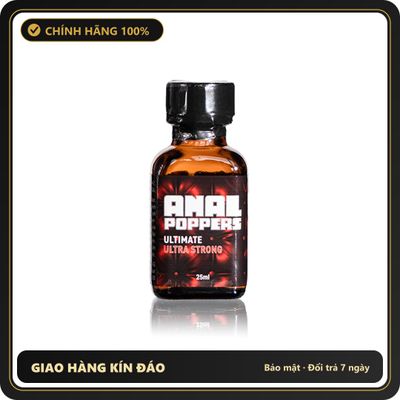 Popper Chính Hãng Tăng Cảm Xúc Cho Cuộc Yêu ANAL Poppers Ultimate Extra Strong 25ml - Snapshop Chính Hãng