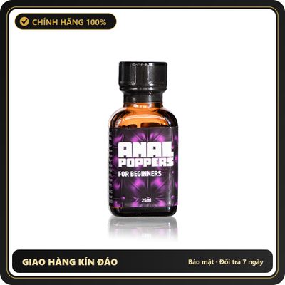 Popper Chính Hãng Tăng Cảm Xúc Cho Cuộc Yêu ANAL Poppers for Beginners 25ml - Snapshop Chính Hãng