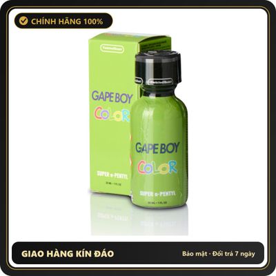 Popper Chính Hãng Tăng Cảm Xúc Cho Cuộc Yêu Gape Boy Color Super n-Pentyl Poppers 30ml - Snapshop Chính Hãng