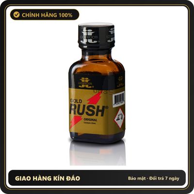 Popper Chính Hãng Tăng Cảm Xúc Cho Cuộc Yêu Gold Rush 25ml Retro Poppers - Snapshop Chính Hãng