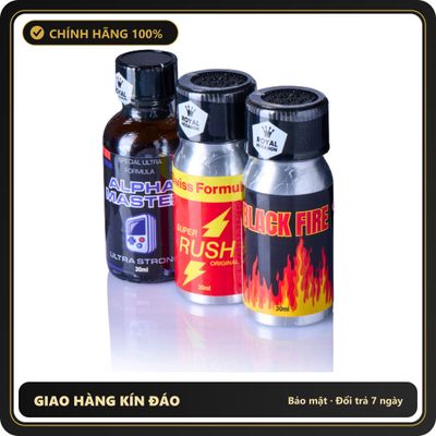 Popper Chính Hãng Tăng Cảm Xúc Cho Cuộc Yêu Midnight Poppers Fun Combo - Snapshop Chính Hãng