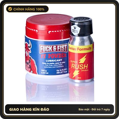 Popper Chính Hãng Tăng Cảm Xúc Cho Cuộc Yêu Super Rush Poppers Fuck and Fist FF Powder Combo - Snapshop Chính Hãng