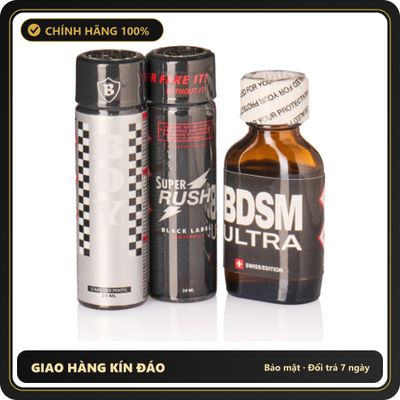 Popper Chính Hãng Tăng Cảm Xúc Cho Cuộc Yêu Kinky Rush Poppers Combo - Snapshop Chính Hãng