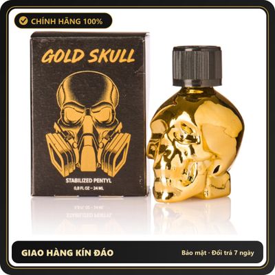 Popper Chính Hãng Tăng Cảm Xúc Cho Cuộc Yêu Gold Skull Poppers 24ml - Snapshop Chính Hãng