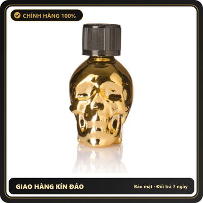 Popper Nhập Khẩu Giúp Thả Lỏng Và Dễ Chịu Gold Skull Poppers 24ml - Snapshop Chính Hãng