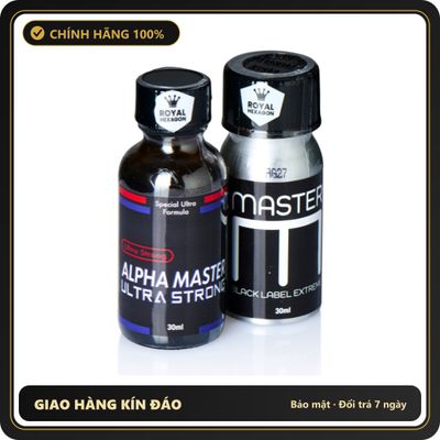 Popper Chính Hãng Tăng Cảm Xúc Cho Cuộc Yêu Master Poppers Combo - Snapshop Chính Hãng