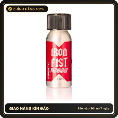 Tinh Dầu Hít Thư Giãn Dành Cho Người Lớn Iron Fist Poppers Ultra Strong 24ml - Snapshop Chính Hãng