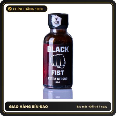 Popper Chính Hãng Tăng Cảm Xúc Cho Cuộc Yêu BLACK FIST Extra Strong Poppers 30ml - Snapshop Chính Hãng