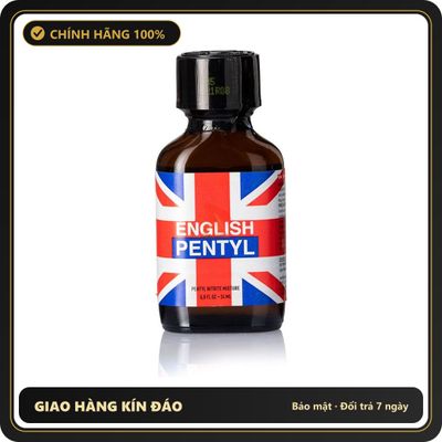 Popper Chính Hãng Tăng Cảm Xúc Cho Cuộc Yêu English Pentyl Poppers 24ml - Snapshop Chính Hãng