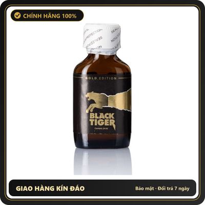 Popper Chính Hãng Tăng Cảm Xúc Cho Cuộc Yêu Black Tiger Gold Poppers 24ml - Snapshop Chính Hãng