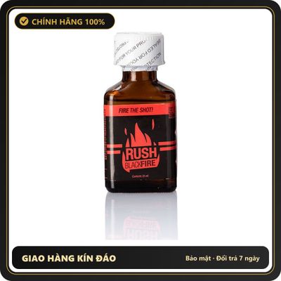 Popper Chính Hãng Tăng Cảm Xúc Cho Cuộc Yêu Rush Black Fire Poppers 25ml - Snapshop Chính Hãng