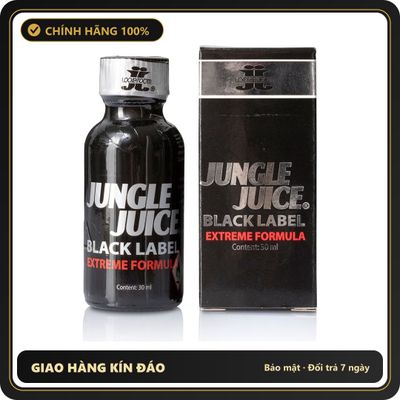 Popper Chính Hãng Tăng Cảm Xúc Cho Cuộc Yêu Jungle Juice Black Label Extreme Formula 30ml Poppers - Snapshop Chính Hãng