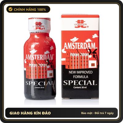Popper Chính Hãng Tăng Cảm Xúc Cho Cuộc Yêu Amsterdam Special 30ml Poppers - the real Amsterdam 30ml - Snapshop Chính Hãng