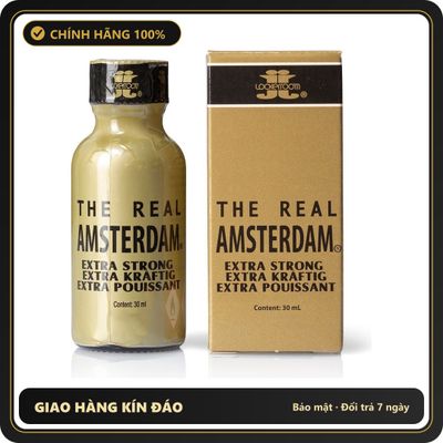 Popper Chính Hãng Tăng Cảm Xúc Cho Cuộc Yêu The Real Amsterdam Extra Strong Poppers 30ml - Snapshop Chính Hãng