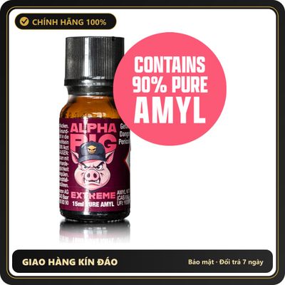 Popper Nhập Khẩu Giúp Thả Lỏng Và Dễ Chịu Alpha Pig Extreme Poppers 15ml - Snapshop Chính Hãng