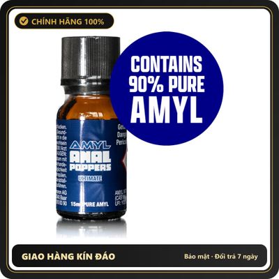 Popper Nhập Khẩu Giúp Thả Lỏng Và Dễ Chịu Amyl ANAL Poppers Ultimate 15ml - Snapshop Chính Hãng