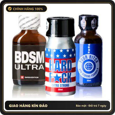 Popper Chính Hãng Tăng Cảm Xúc Cho Cuộc Yêu Power Formulas Poppers Combo - Snapshop Chính Hãng