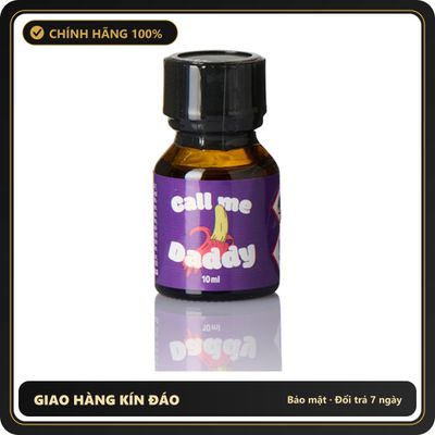 Popper Chính Hãng Tăng Cảm Xúc Cho Cuộc Yêu Call me Daddy Poppers 10ml - Snapshop Chính Hãng