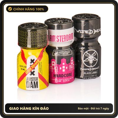 Popper Chính Hãng Tăng Cảm Xúc Cho Cuộc Yêu Delirium Poppers Combo - Snapshop Chính Hãng