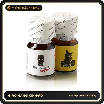 Popper Chính Hãng Tăng Cảm Xúc Cho Cuộc Yêu Pervert Pig Poppers Combo 2 x 10ml Poppers bottles - Snapshop Chính Hãng