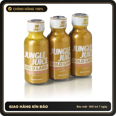 Popper Chính Hãng Tăng Cảm Xúc Cho Cuộc Yêu Popper Gold Coast Combo Jungle Juice Gold Triple Distilled 3x 30ml - Snapshop Chính Hãng