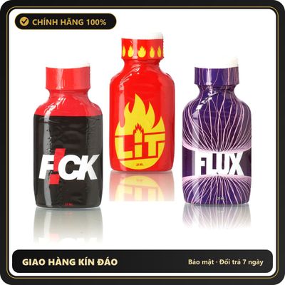 Popper Chính Hãng Tăng Cảm Xúc Cho Cuộc Yêu Love Party Poppers Combo 3 x 25ml - Snapshop Chính Hãng