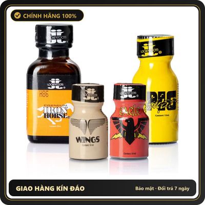 Popper Chính Hãng Tăng Cảm Xúc Cho Cuộc Yêu Popper Animal Combo 4 bottles - Snapshop Chính Hãng