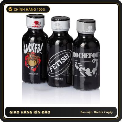 Popper Chính Hãng Tăng Cảm Xúc Cho Cuộc Yêu Popper Black Edition 30ml Combo 3 bottles - Snapshop Chính Hãng