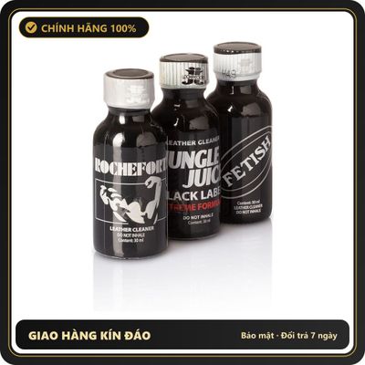 Tinh Dầu Hít Thư Giãn Dành Cho Người Lớn Popper Black Edition 30ml Combo 3 bottles - Snapshop Chính Hãng