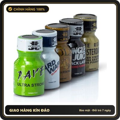 Popper Chính Hãng Tăng Cảm Xúc Cho Cuộc Yêu Popper Ultra Strong 10ml Combo 5x - Snapshop Chính Hãng